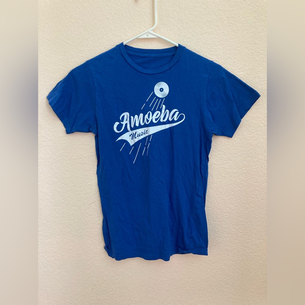 Amoeba Music Tee in style of LA Dodgers 💙